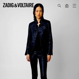 Designer Leather Jacket Zadig & Voltaire. Nearly new worn 2x retails for $795.